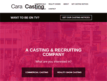 Tablet Screenshot of caracasting.com